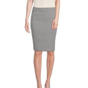 KASPER Houndstooth Pencil Skirt | 20W